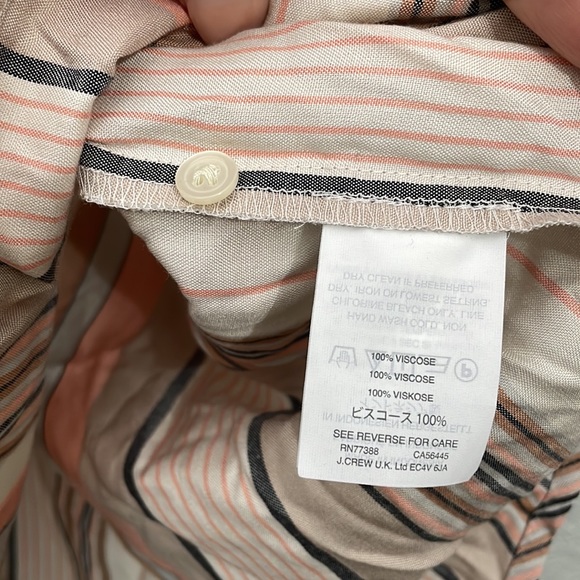 Madewell Button Up Collared Courier Shirt in Aldwin Stripe Size S Style H6473 - Picture 6 of 9